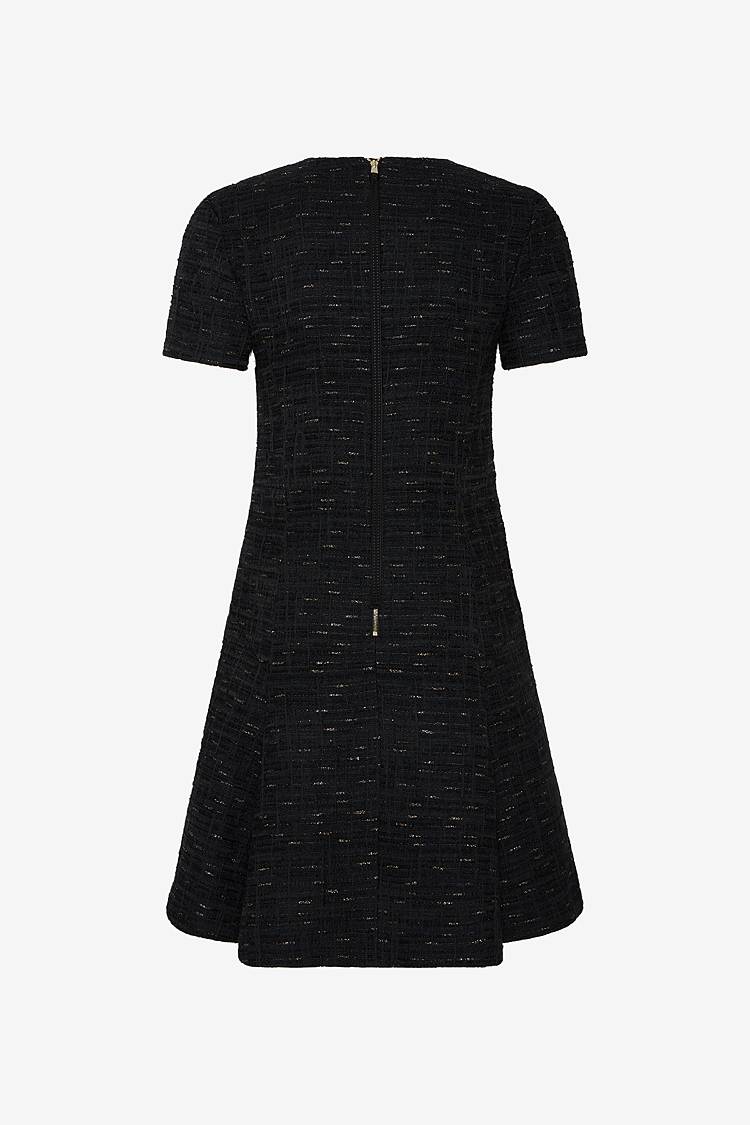 Sly 010 Kurzes Tweed-Kleid in A-Linie Bis zu 50% Rabatt