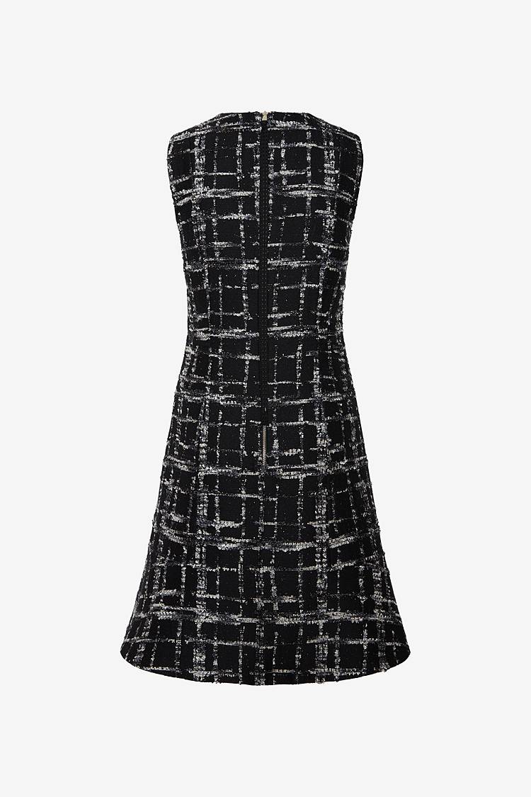 Sly 010 Ärmelloses tailliertes Tweed-Kleid Discount Store für neue Produkte