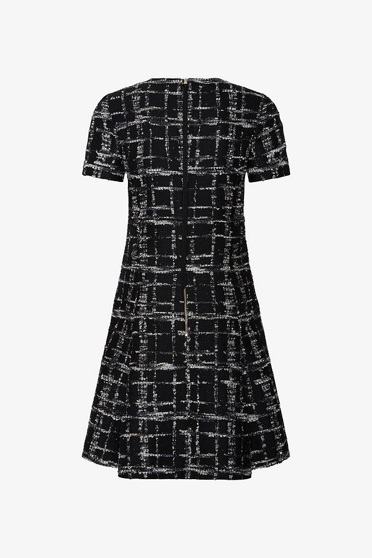 Sly 010 Kurzes Tweed-Kleid in A-Linie Riesige Rabatte