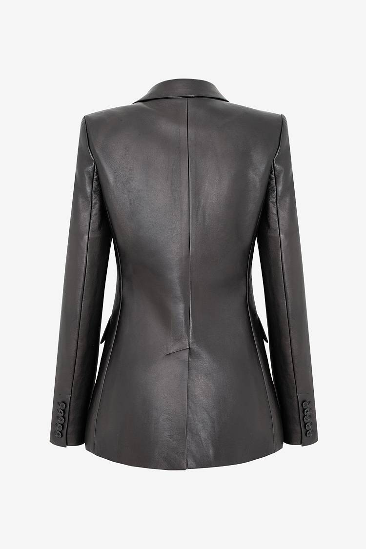 Sly 010 Taillierter Blazer aus Leder 50% Rabatt mit kostenlosem Versand