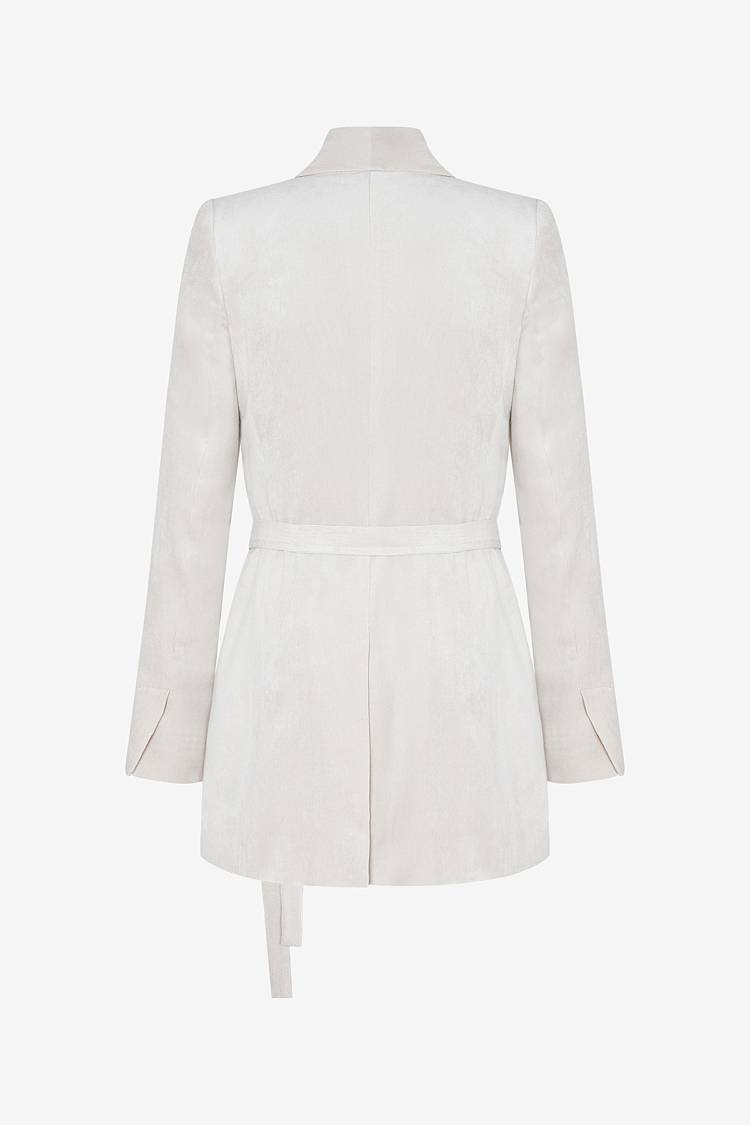 Sly 010 Wickelblazer mit Gürtel aus weichem Viskose-Cord Großer Ausverkauf