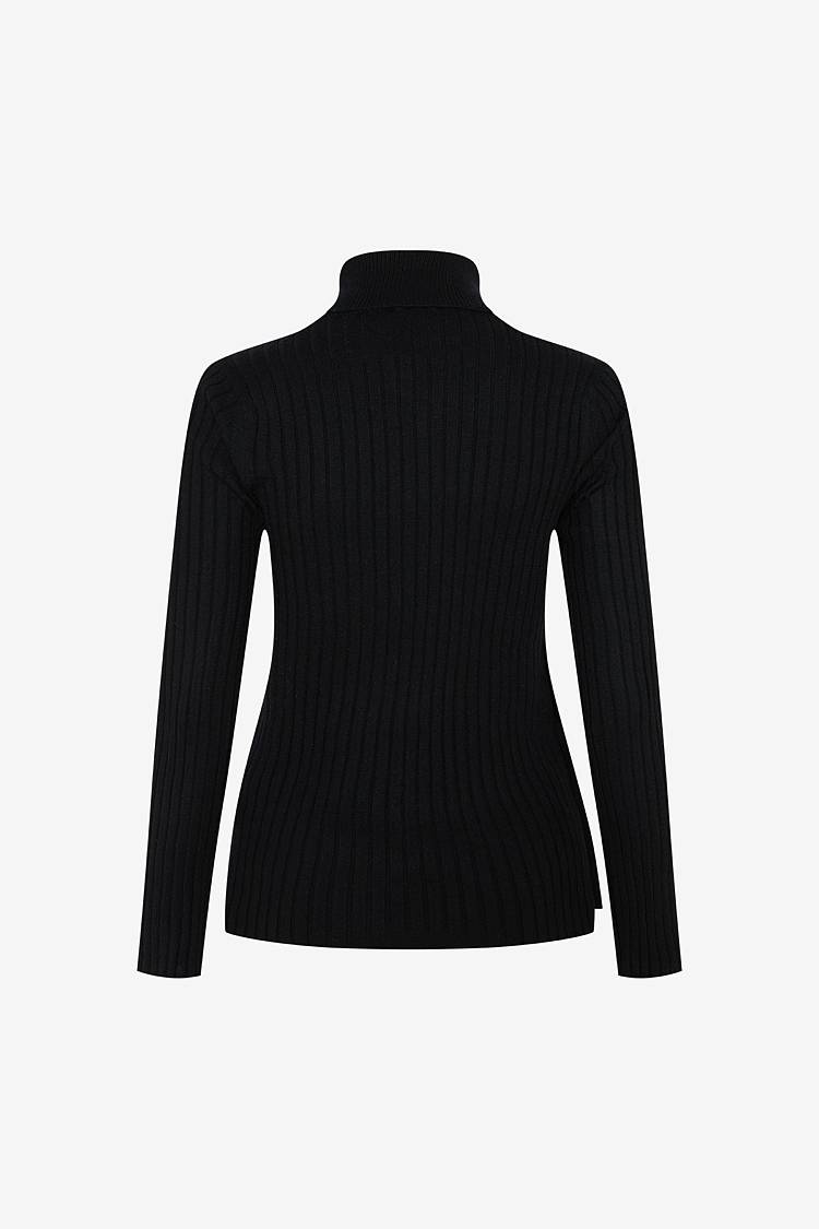 Sly 010 Rollkragenpullover mit Zierknöpfen Kauf eins, bekomm eins gratis