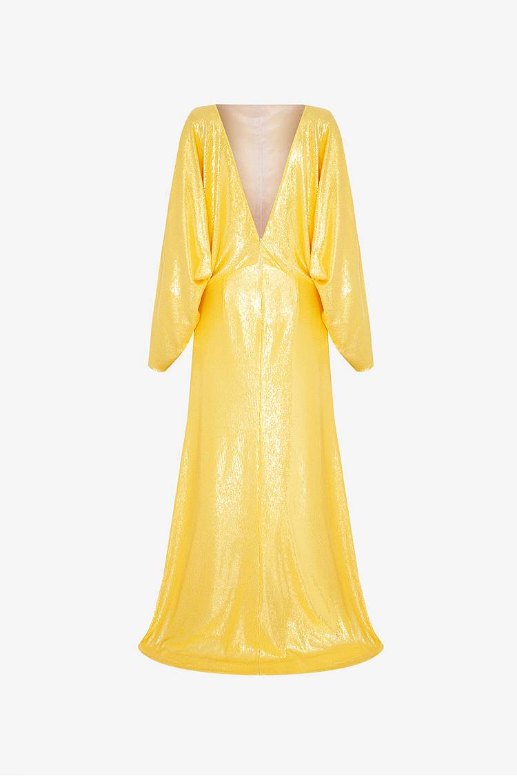 Sly 010 Bodenlanges Paillettenkleid Rabatt