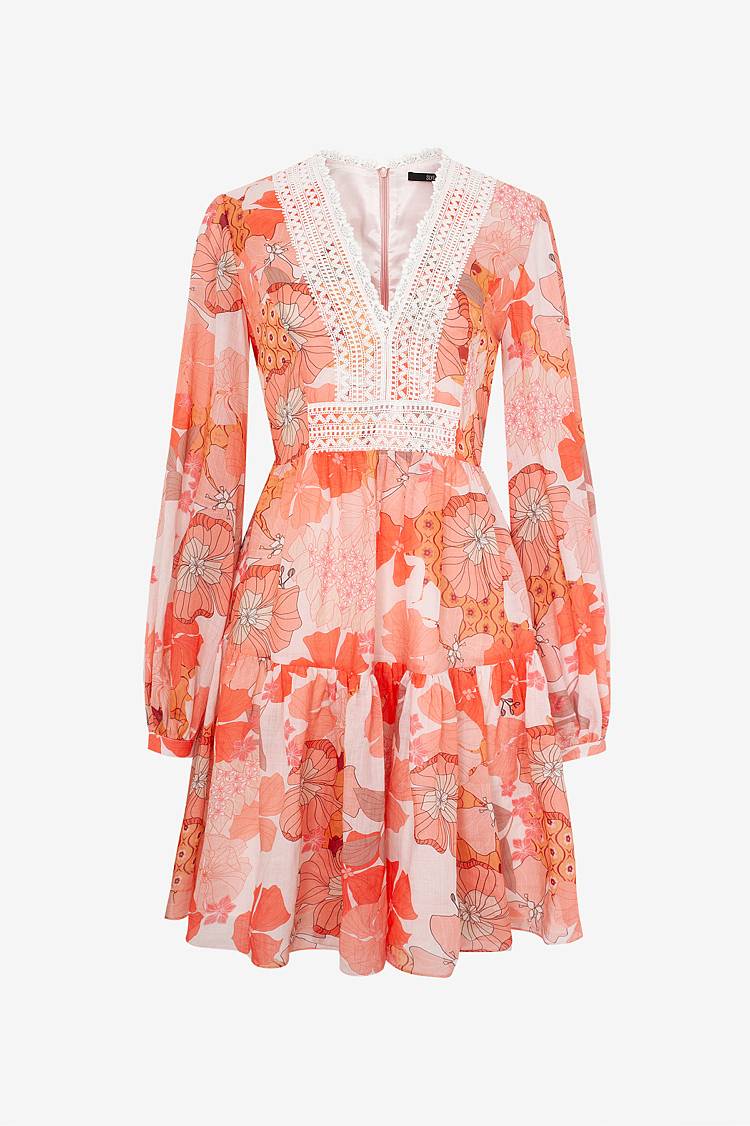 Sly 010 Blumenbedrucktes Kleid Online Shopping