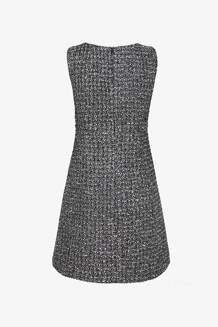 Sly 010 Feminines Kleid aus glitzerndem Tweed Muttertagsangebot