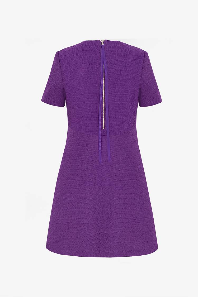 Sly 010 Schlichtes Tweedkleid mit Seitentaschen Heißer Verkauf