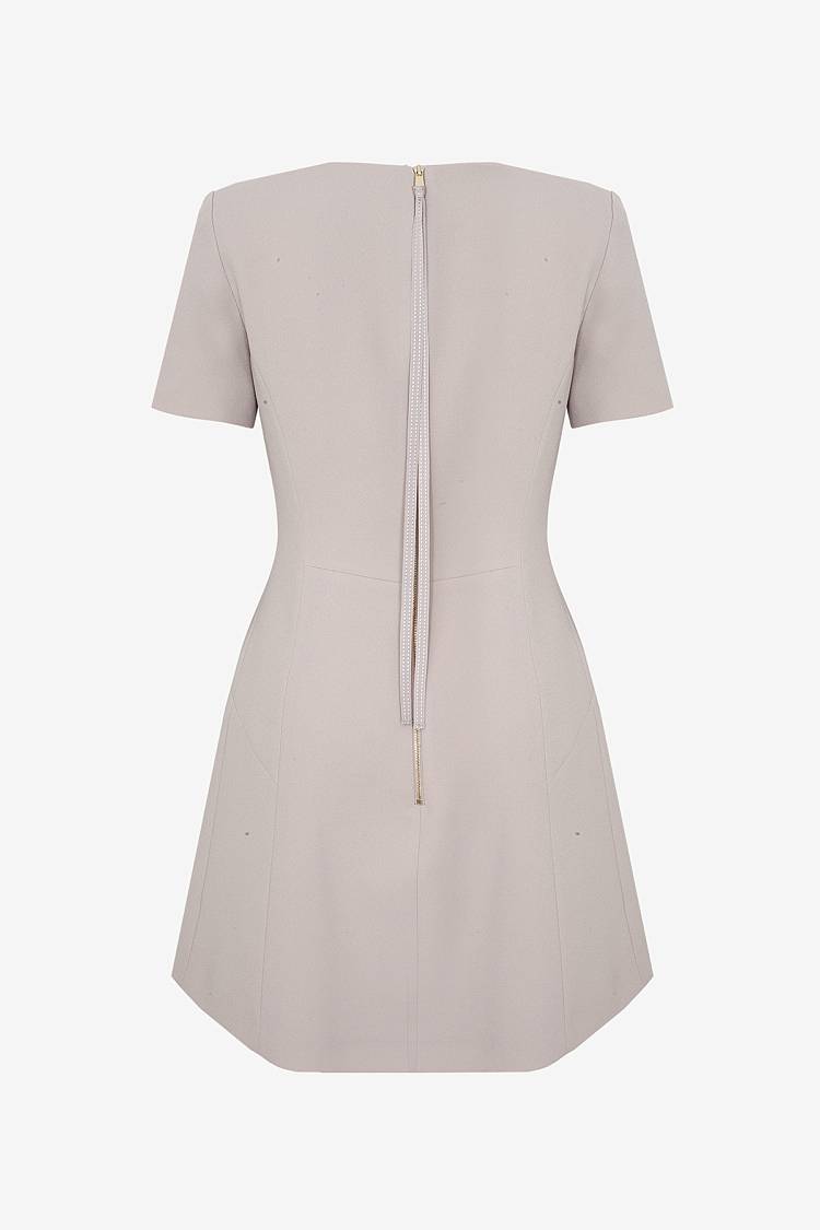 Sly 010 Kurzärmliges Kleid aus Baumwollgemisch Blitzangebot