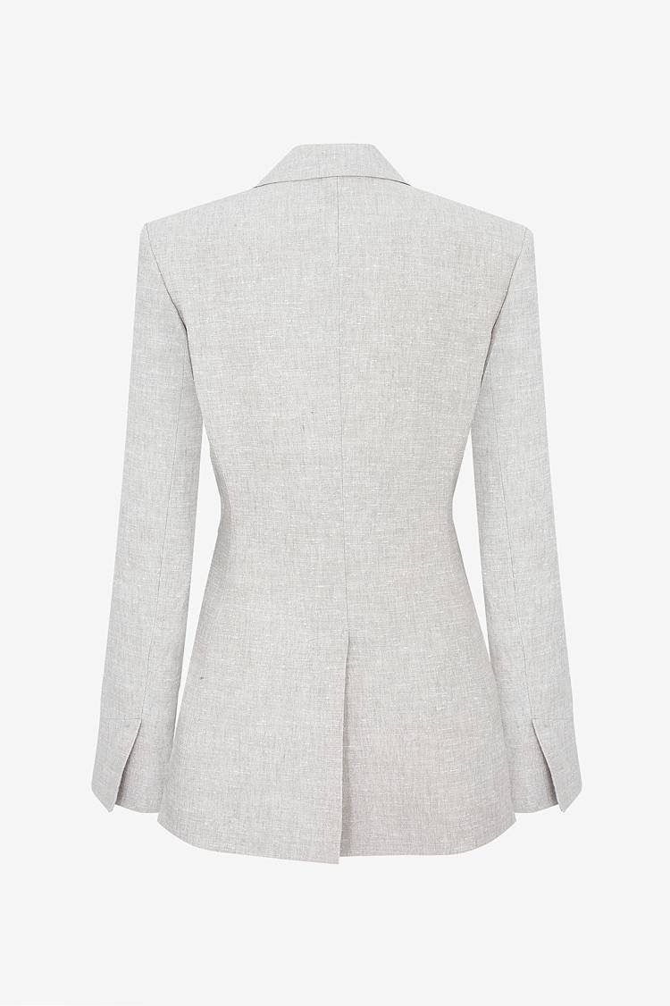 Sly 010 Blazer mit Volant aus Leinengemisch Bestseller