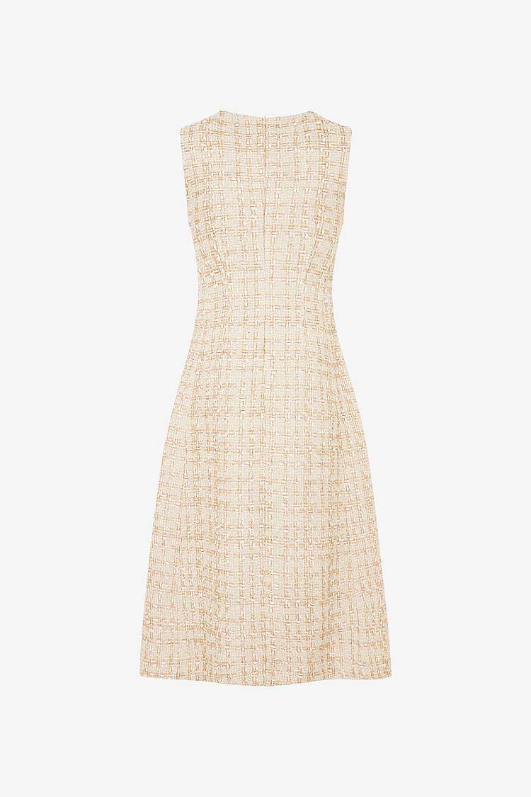 Sly 010 Ärmelloses Tweed-Kleid Tiefpreis