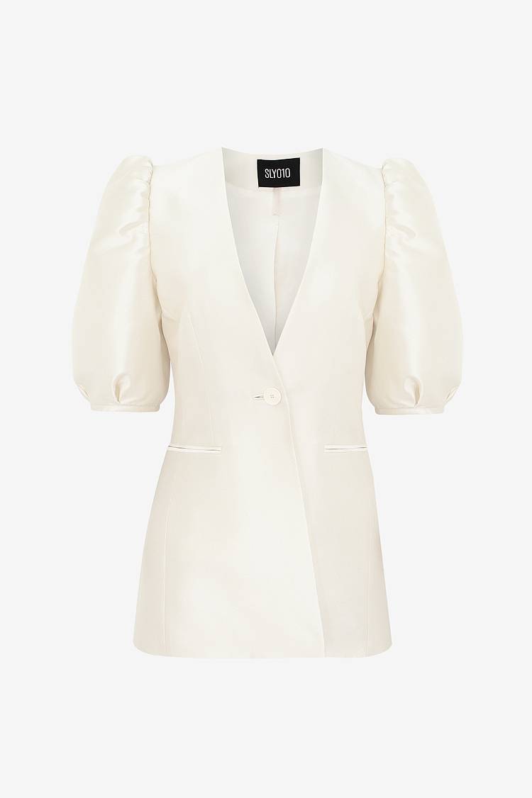 Sly 010 Bridal Blazer mit kurzen Ärmeln Begrenzte Freigabe