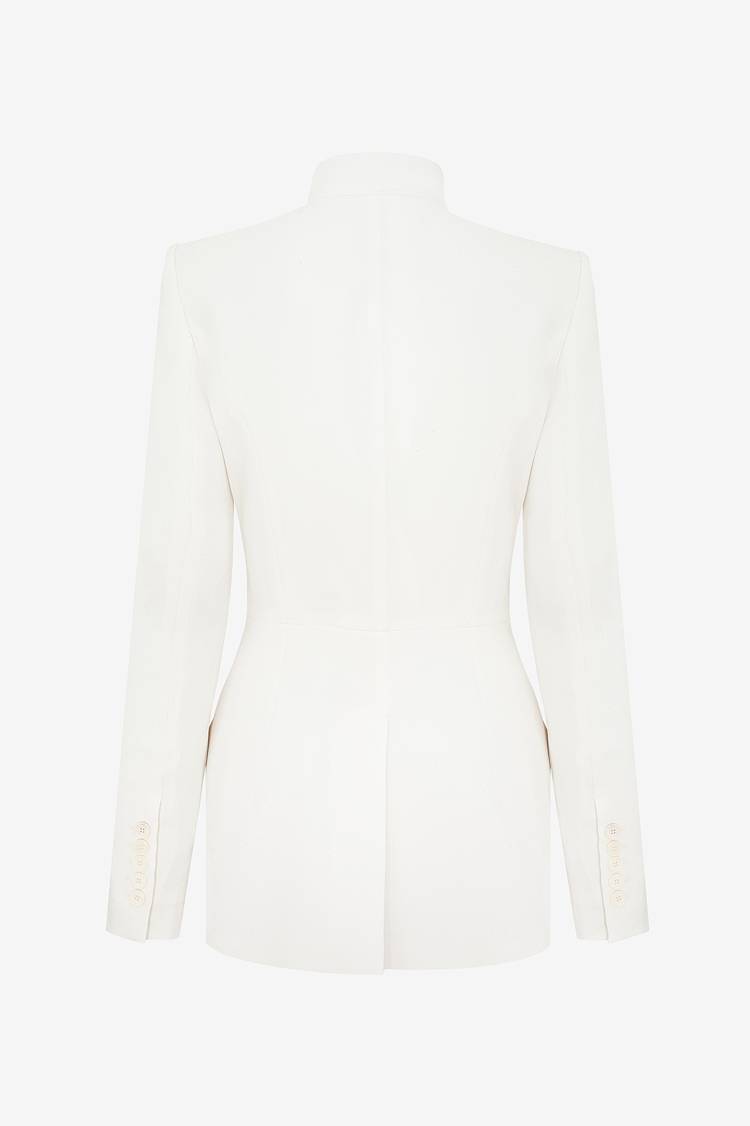 Sly 010 Tailliierter Blazer aus Crêpe-envers-Satin Sonderangebot