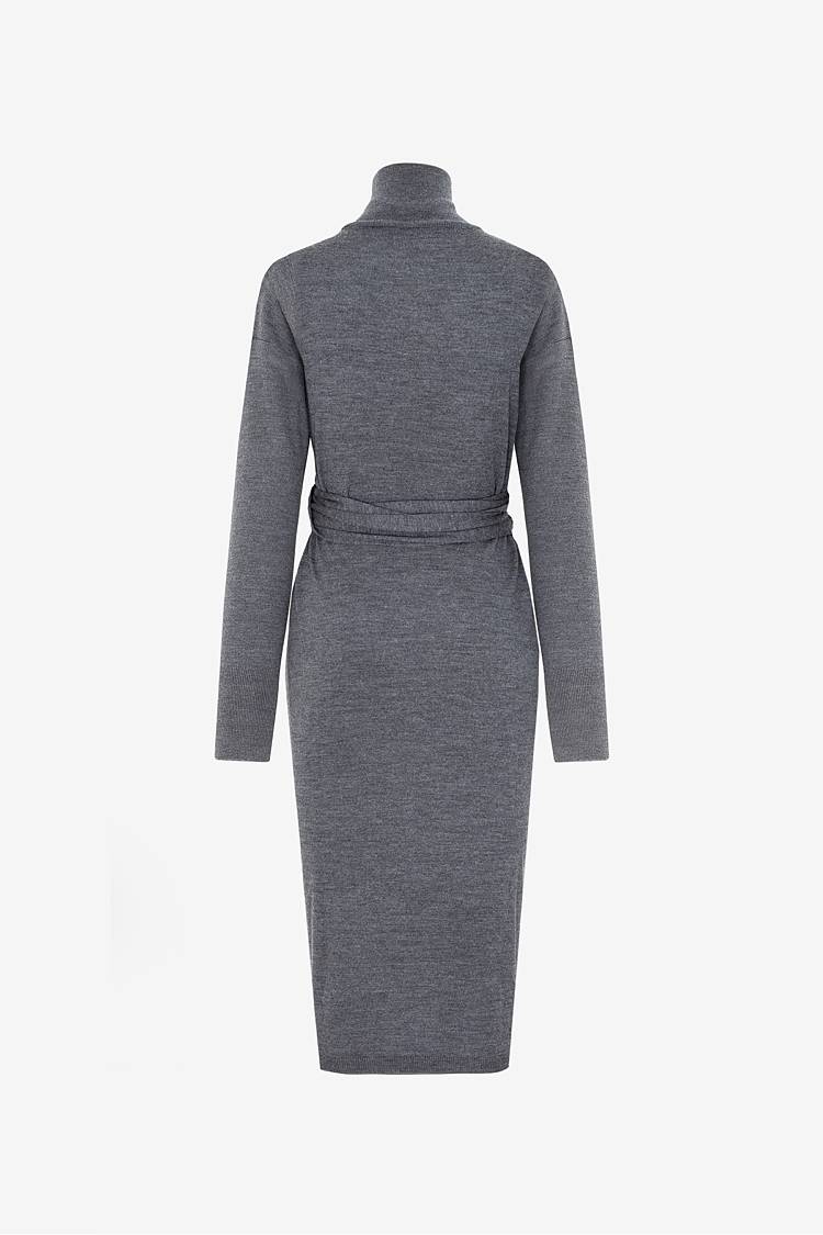 Sly 010 **Strickkleid mit Bindegürtel** Top Angebot