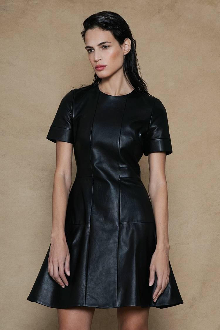 Sly 010 Kleid aus Nappaleder Große Rabatte