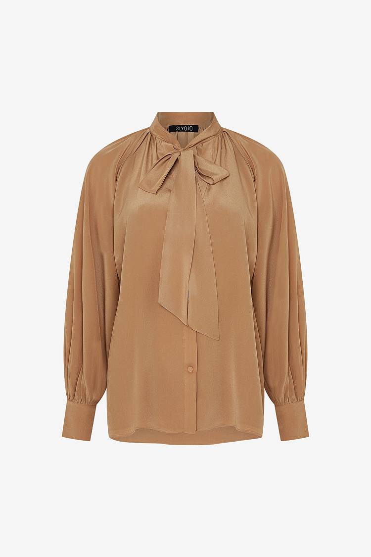 Sly 010 Bluse mit Schluppe Kostenlose Rückgabe