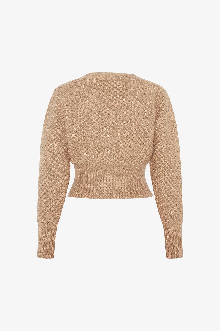 Sly 010 Kurzer Cardigan aus Woll- Merinomix Letzte 3 Tage