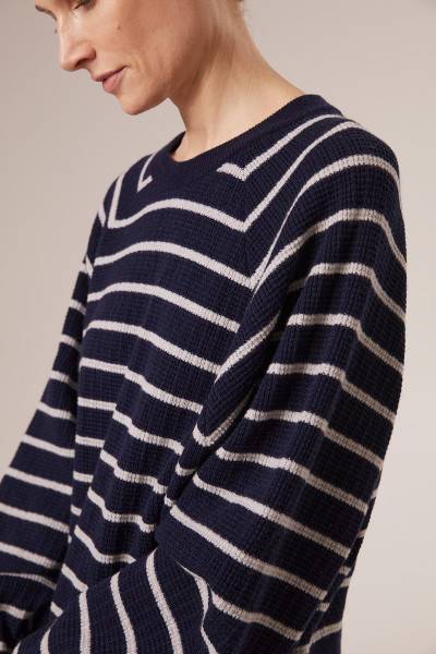 ﻿Sosue Antonia Cropped Stripes Blue Rabatte dieses Monats