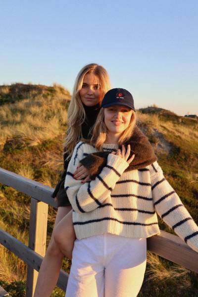 Sosue Pullover Sailor Stripes Cream Blue 2025