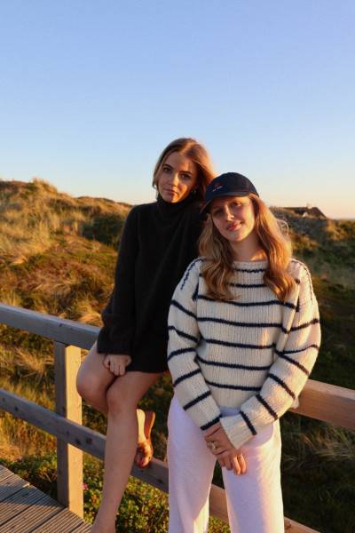Sosue Pullover Sailor Stripes Cream Blue 2025