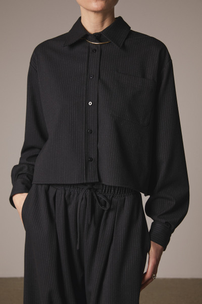 Sosue Pants Pinstripe Black Exklusivangebot