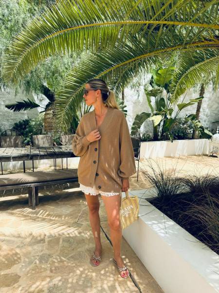 Sosue Cardigan Antonia Toffee Neueste Mode