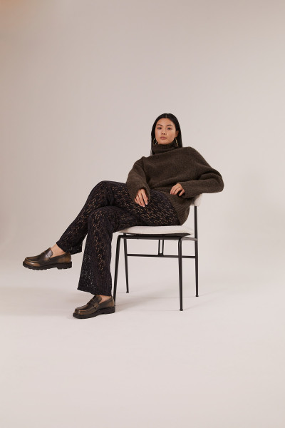 Sosue Lace Pants Black Zeitlich begrenztes Angebot