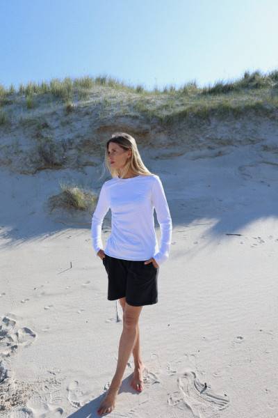 Sosue Shirt Gathering White Letzter Tag