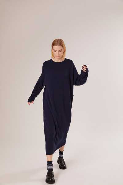 Sosue Wrap Dress Dark Blue Angebote