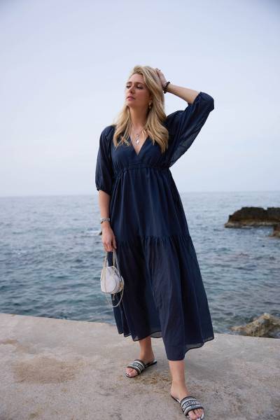 Sosue Dress Fleur Voile Günstiger Verkauf