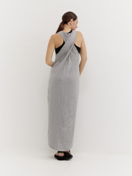 Sosue Dress Donna Grey Fabrikverkauf