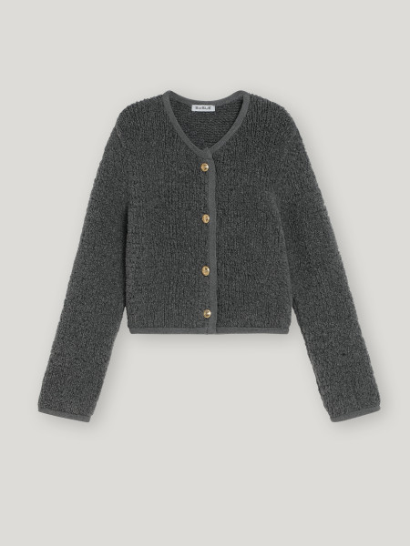 Sosue Fluffy Box Jacket Anthrazit Tägliche Deals