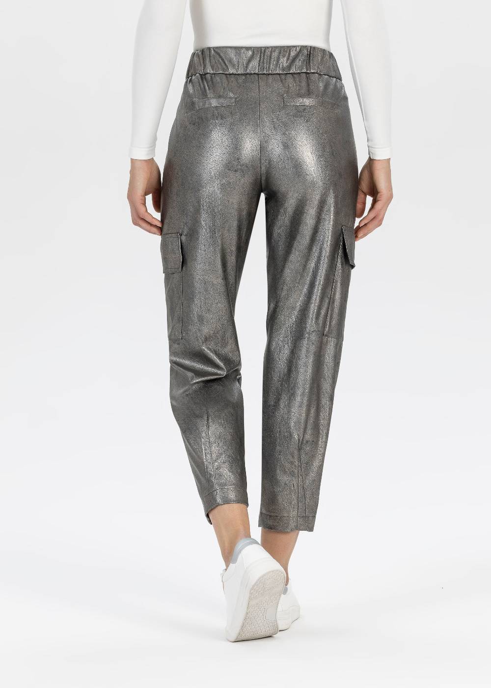 Stehmann Cargohose Rosalyn in Eco-Leather Outlet