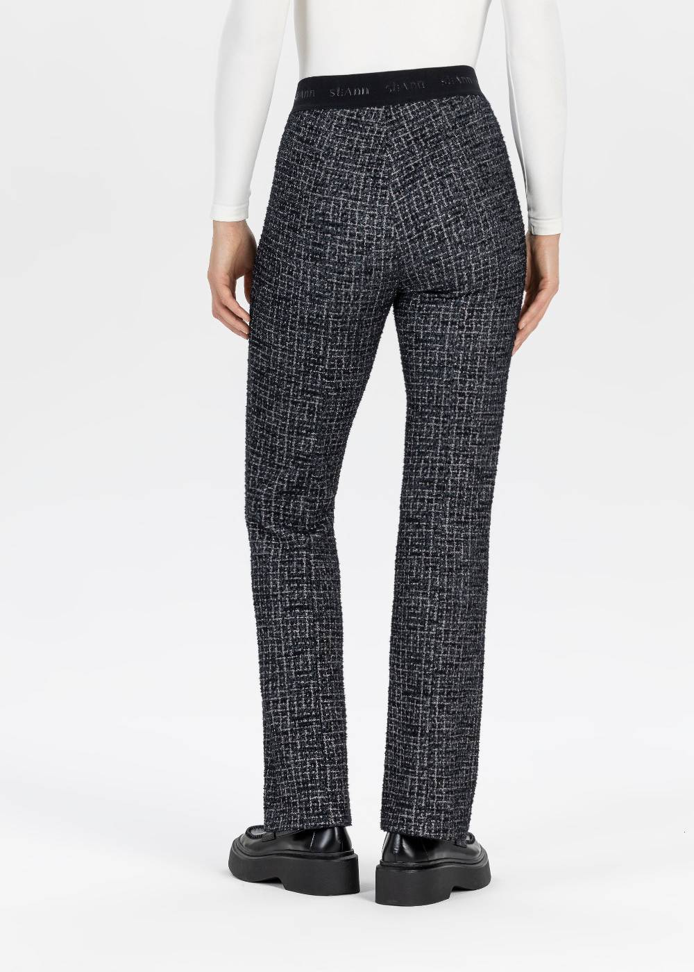 Stehmann Hose Pernille in Foiled Bouclé Qualität Hotsell