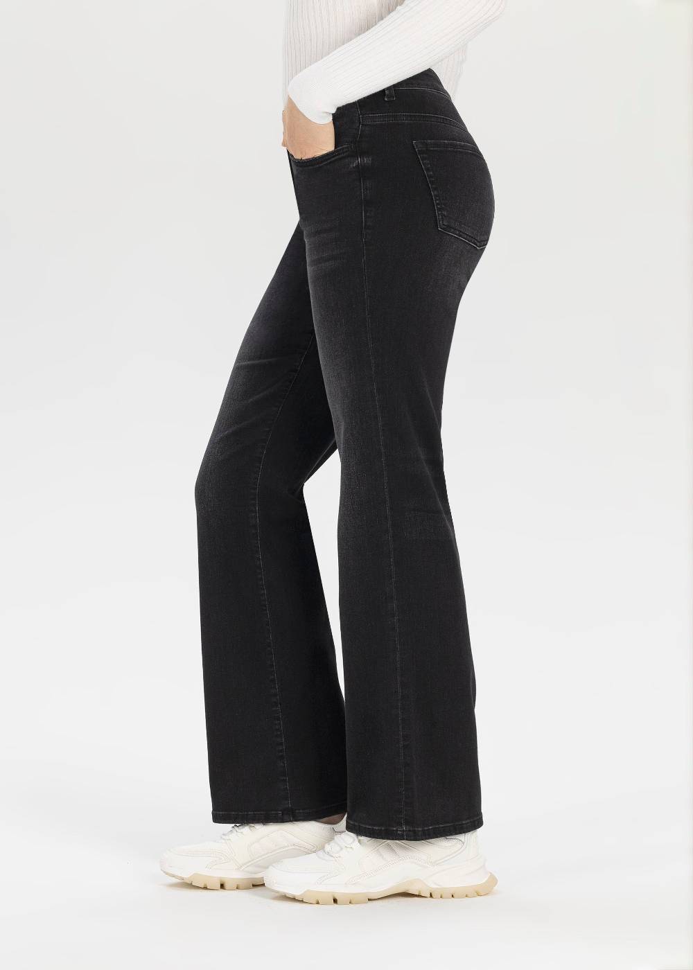 Stehmann 5-Pocket Flared Jeans Peggy im Angebot