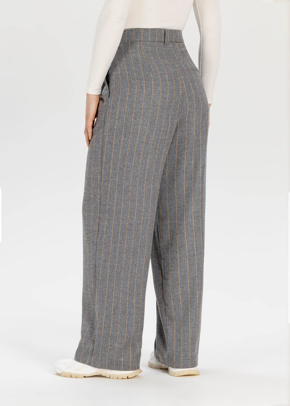 Stehmann Relaxed Hose Jeannie mit Nadelstreifen Fabrikverkauf