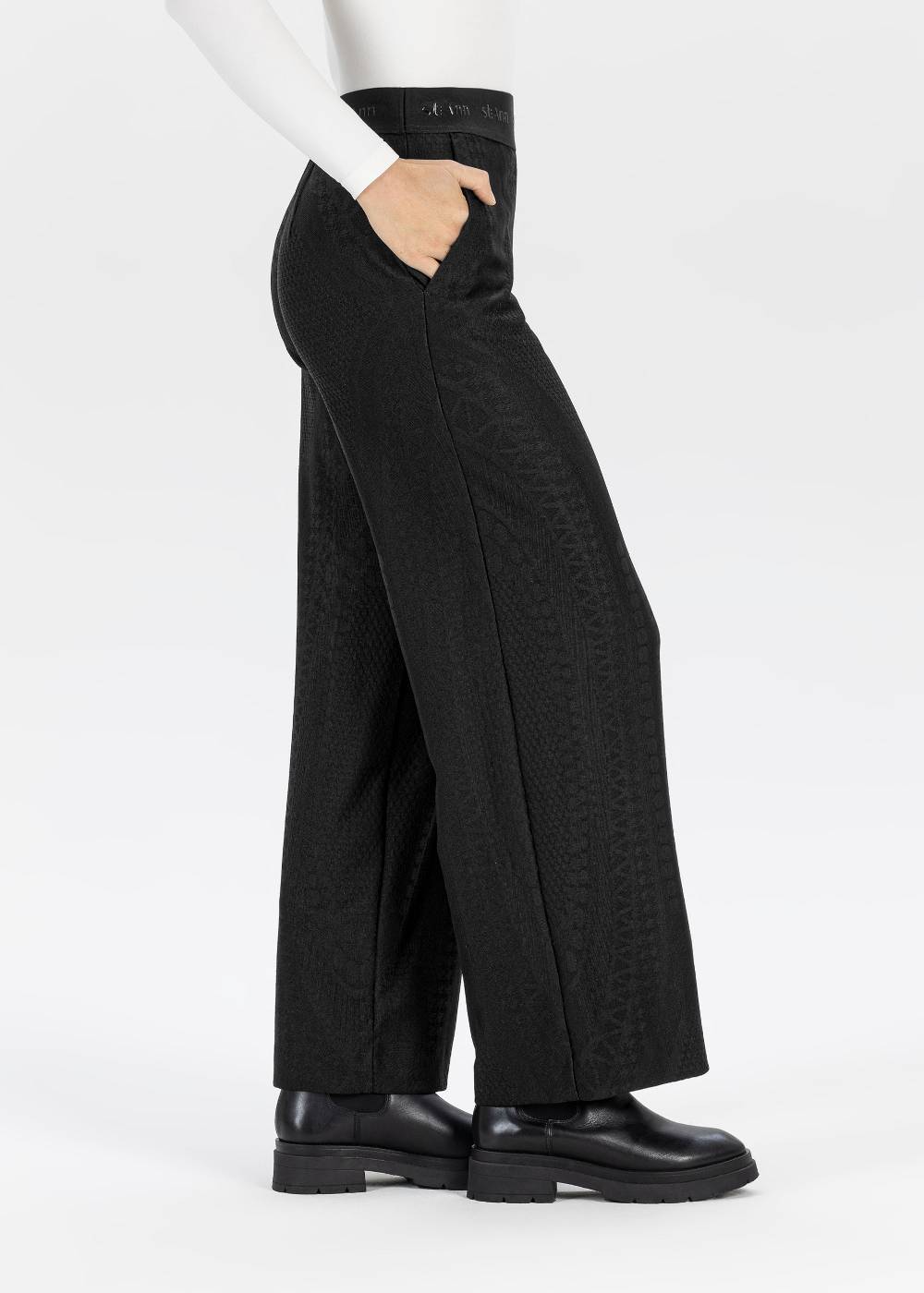 Stehmann Weite Hose Hamatit in Lace Jersey Blitzverkäufe