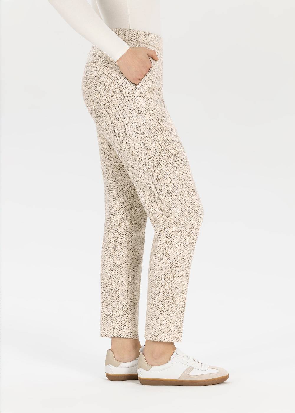 Stehmann Jogpants Messing in Stretch Qualität Begrenztes Angebot
