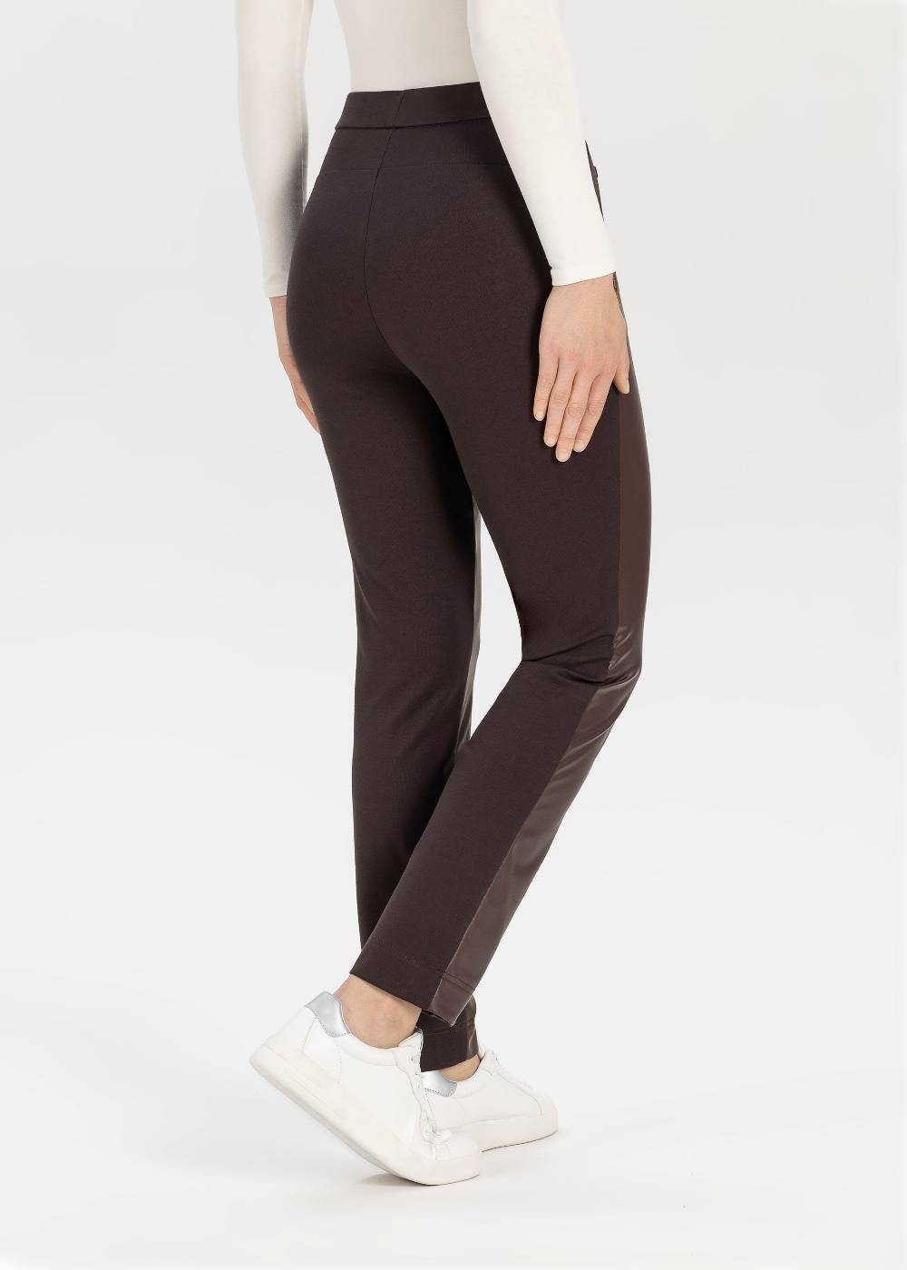 Stehmann Stretchhose Imilia mit Lederimitat Große Rabatte
