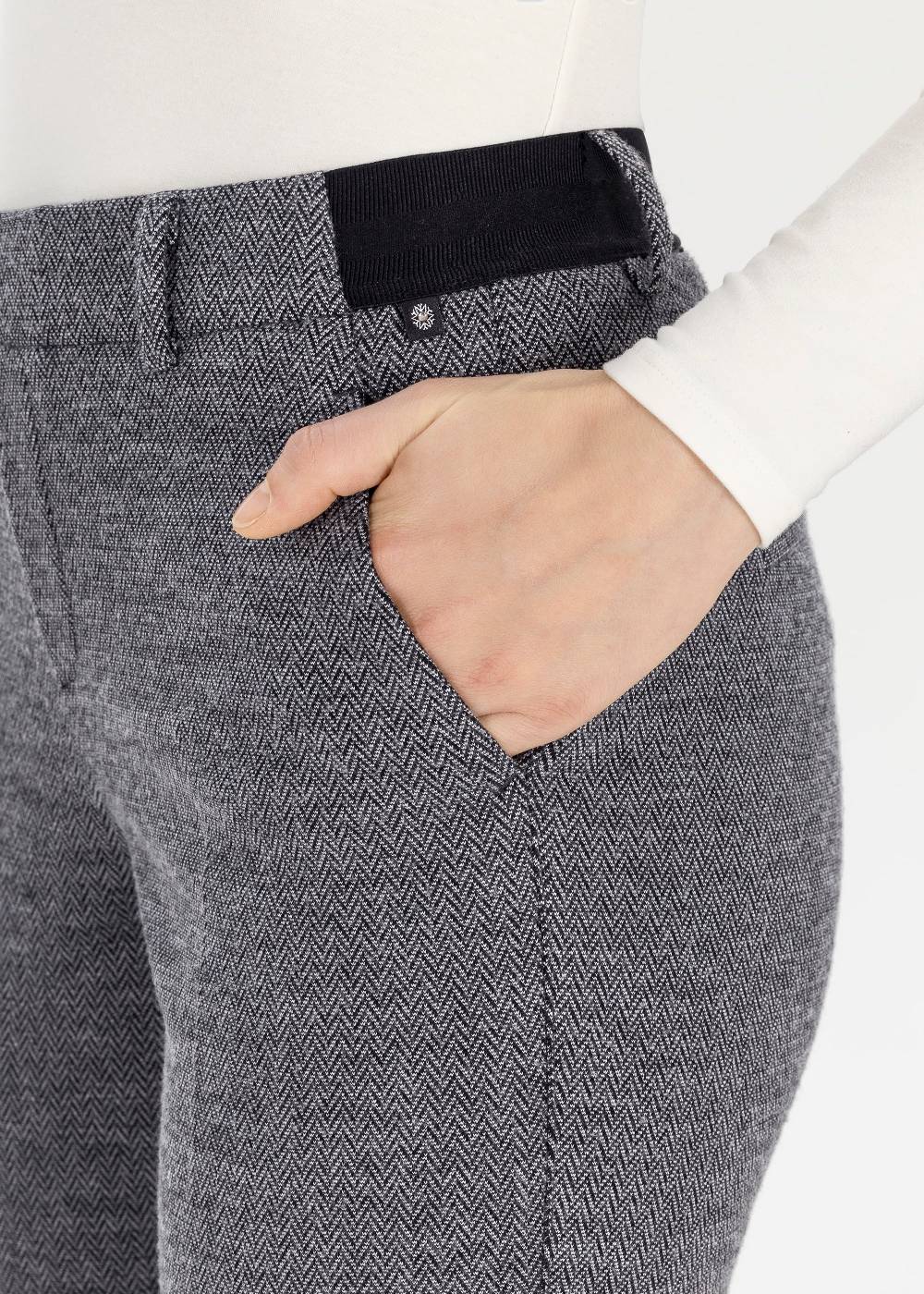 Stehmann 7/8-Hose Fluor in Herringbone Jersey Tägliche Deals