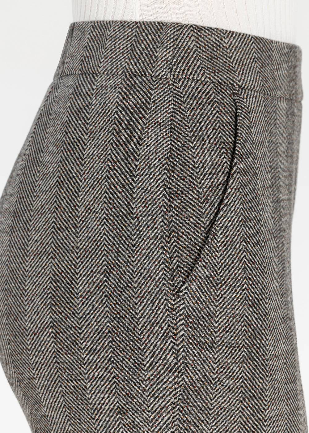 Stehmann Relaxed Hose Flanna in Fluffy Herringbone Qualität Riesige Ersparnisse