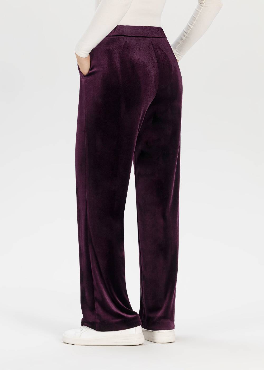 Stehmann Relaxed Hose Flanna in Shiny Velvet VIP-Rabatte