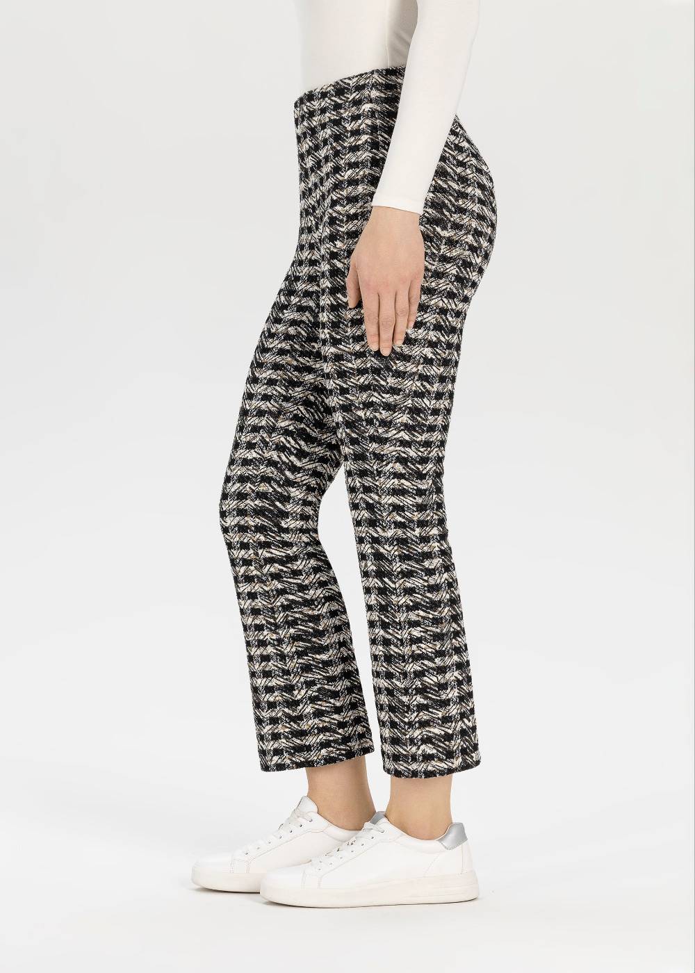 Stehmann 6/8-Hose Giselle in Bouclé Jersey Nur noch ein Tag übrig