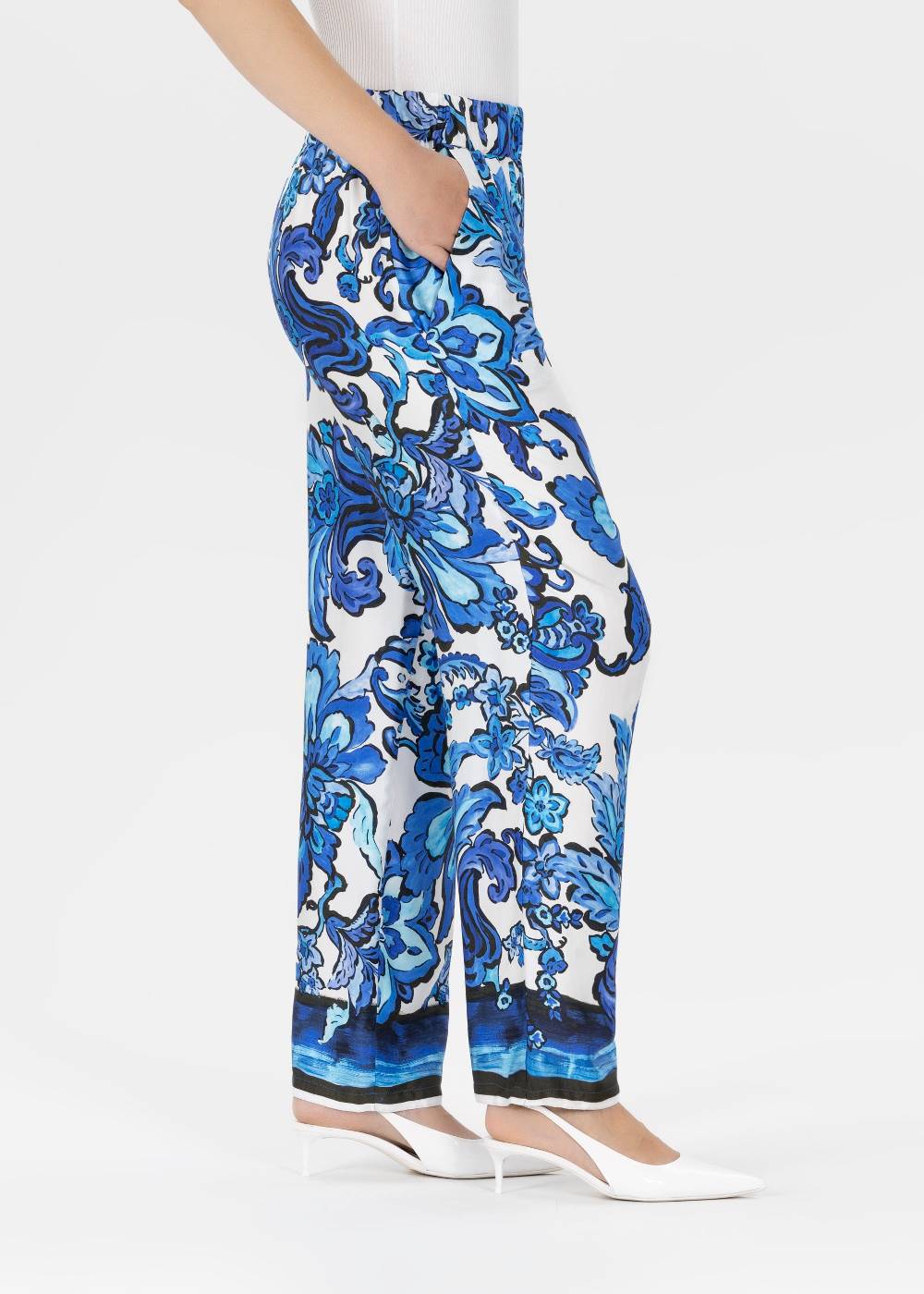 Stehmann 7/8-Hose Frauke mit Blumenprint Riesige Ersparnisse