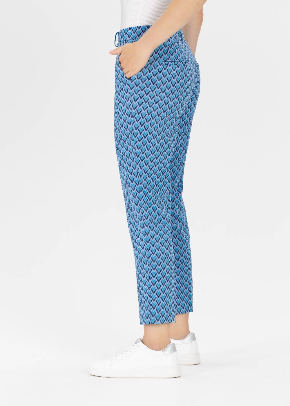 Stehmann 6/8-Hose Fluor in Triangle Jacquard Qualität Angebote