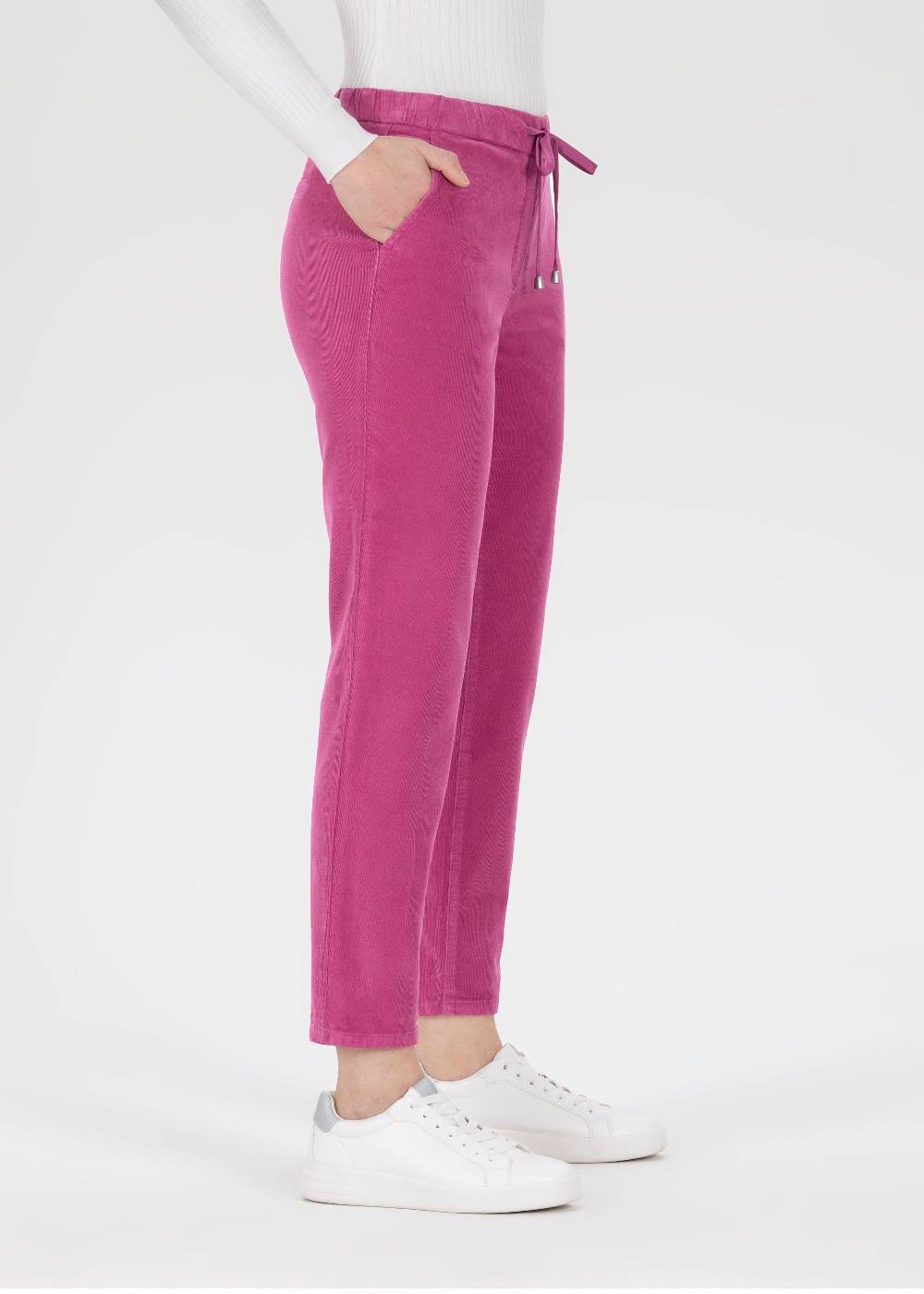 Stehmann Jogpants Messing in feinem Cord mit Bügelfalte Heißer Verkauf