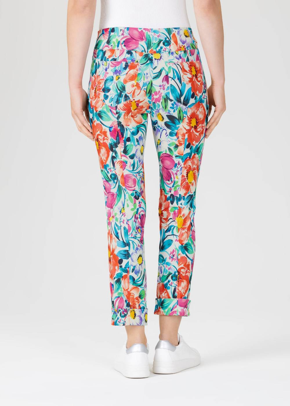 Stehmann 6/8-Hose Igor mit Flower Print Sonderangebote