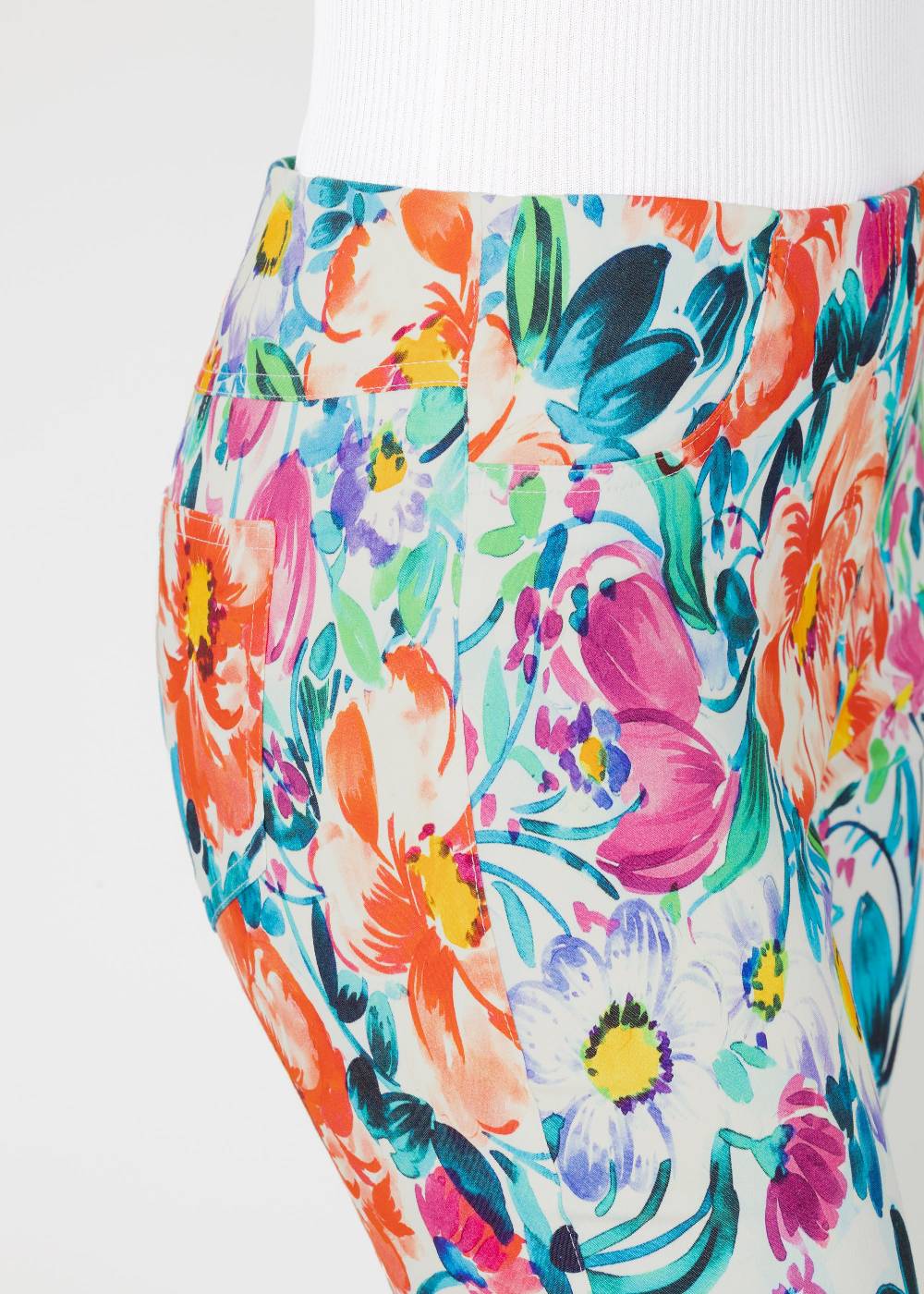 Stehmann 6/8-Hose Igor mit Flower Print Sonderangebote