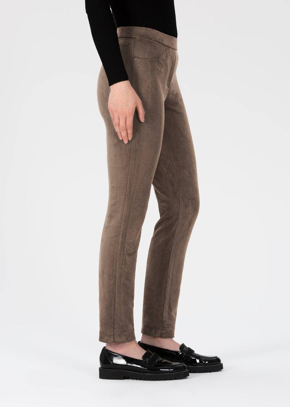 Stehmann Stretchhose Loli in Wildlederoptik Begrenzte Freigabe