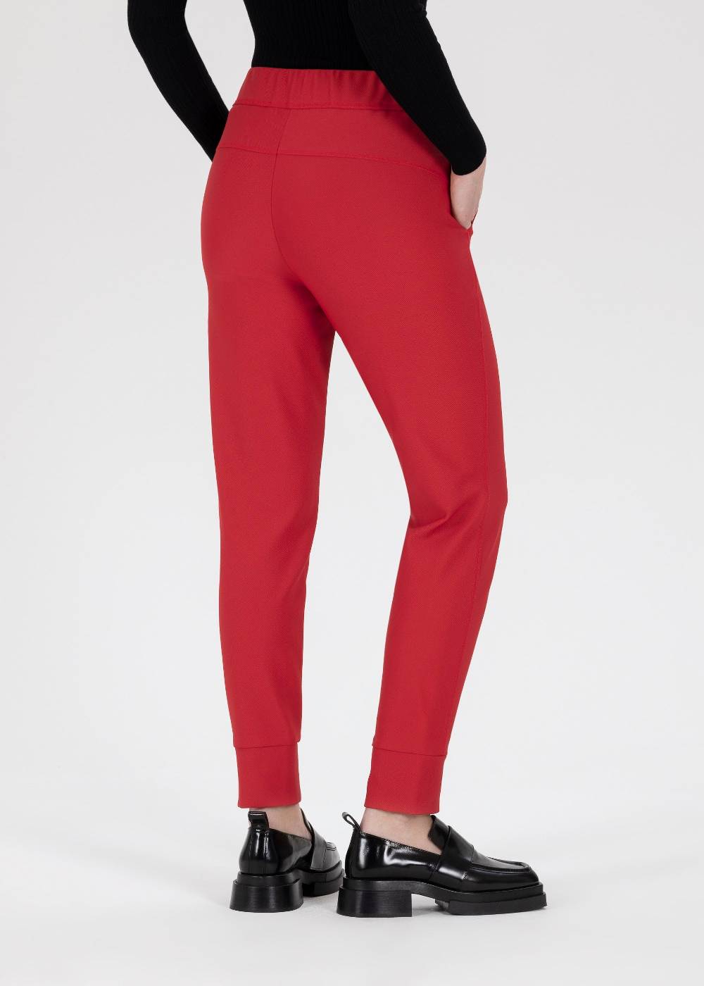 Stehmann Jogpants Roxana in weichem Diagonal Rib Jersey Riesige Rabatte