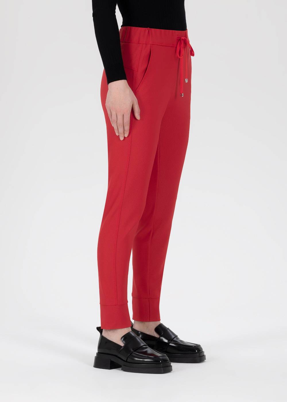 Stehmann Jogpants Roxana in weichem Diagonal Rib Jersey Riesige Rabatte