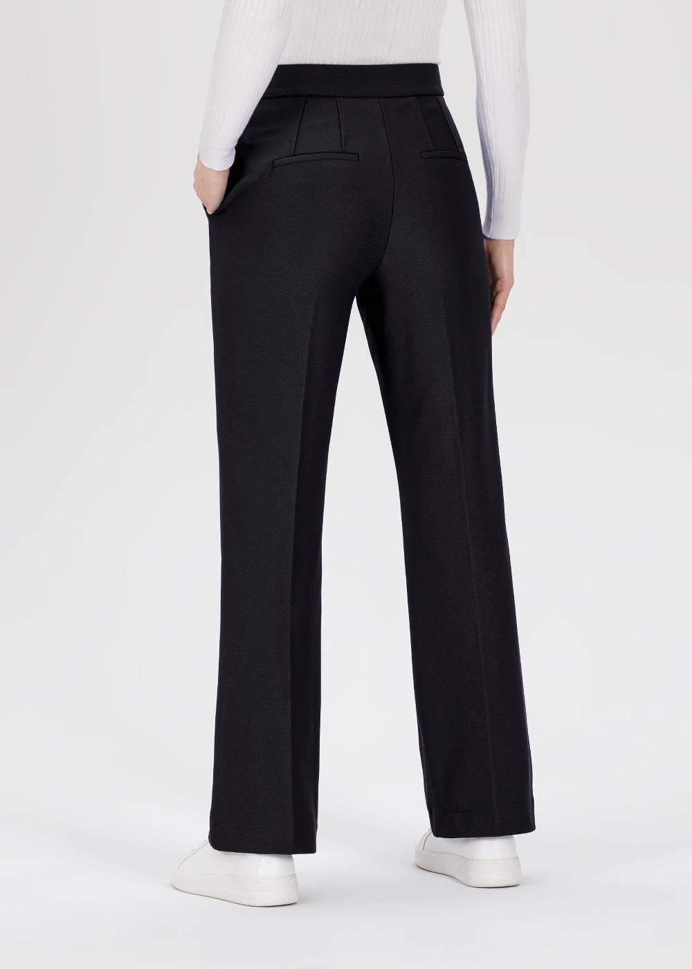 Stehmann Weite Hose Hellena in weichem Rib Jersey Black Friday Preise